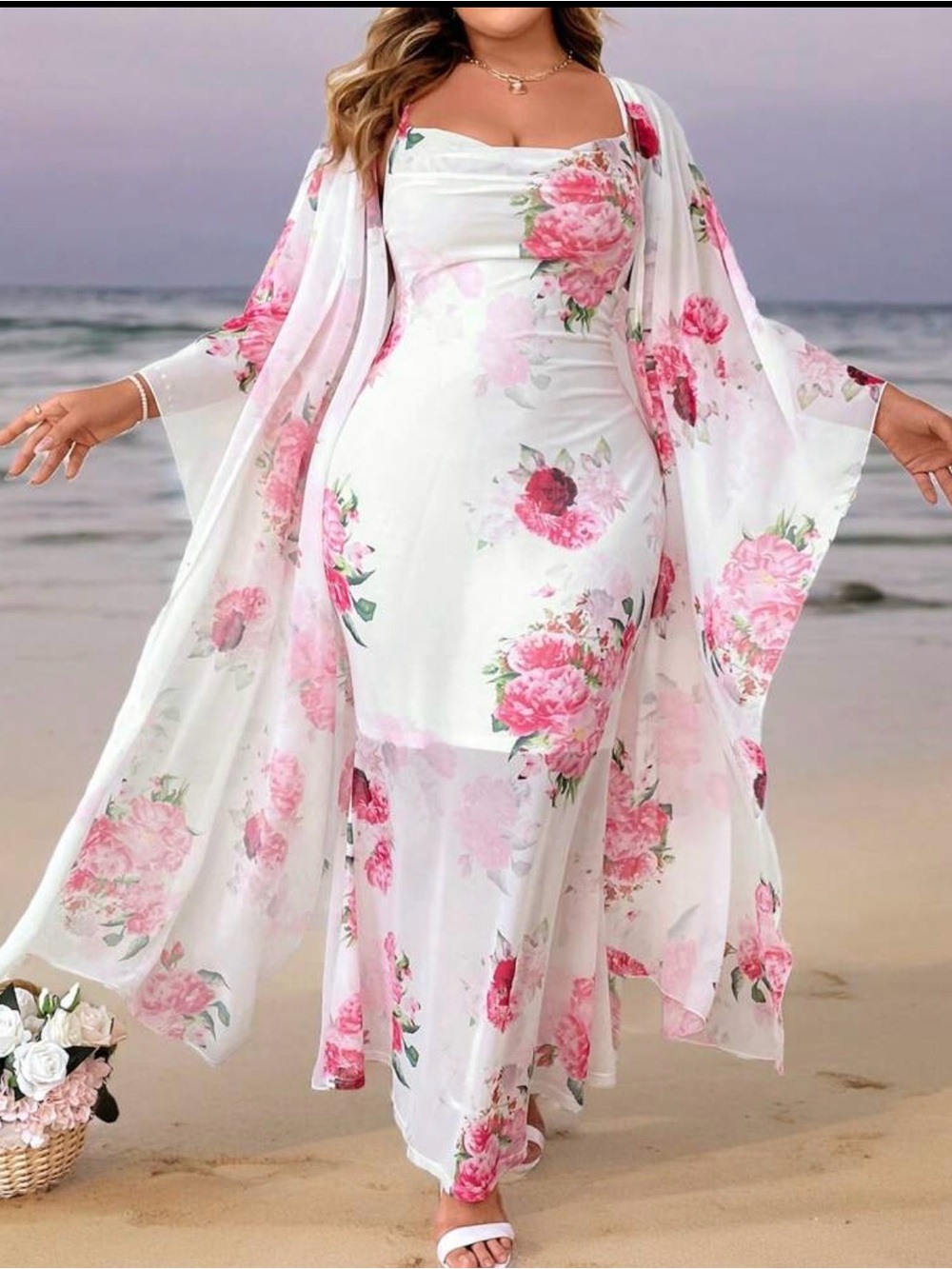 Floral 2-Piece Dress Set